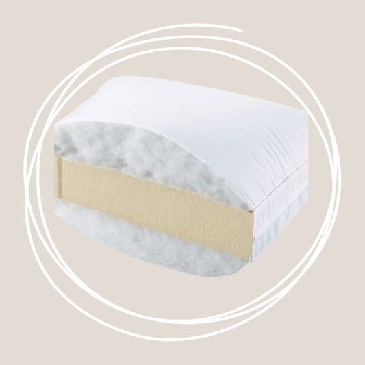 Aeris – natuurlatex & eendendons kussen - Sloap - Natuurlijk Slapen