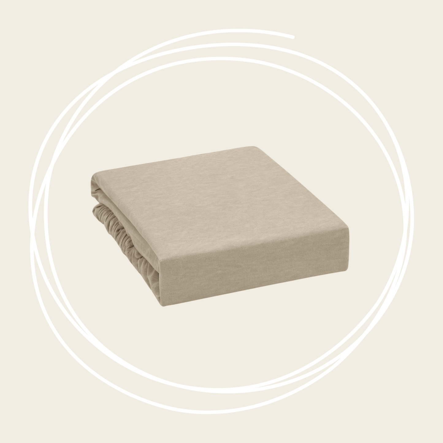 Moenga - Jersey splithoeslaken voor topper en normaal matras - Sloap - Natuurlijk Slapen