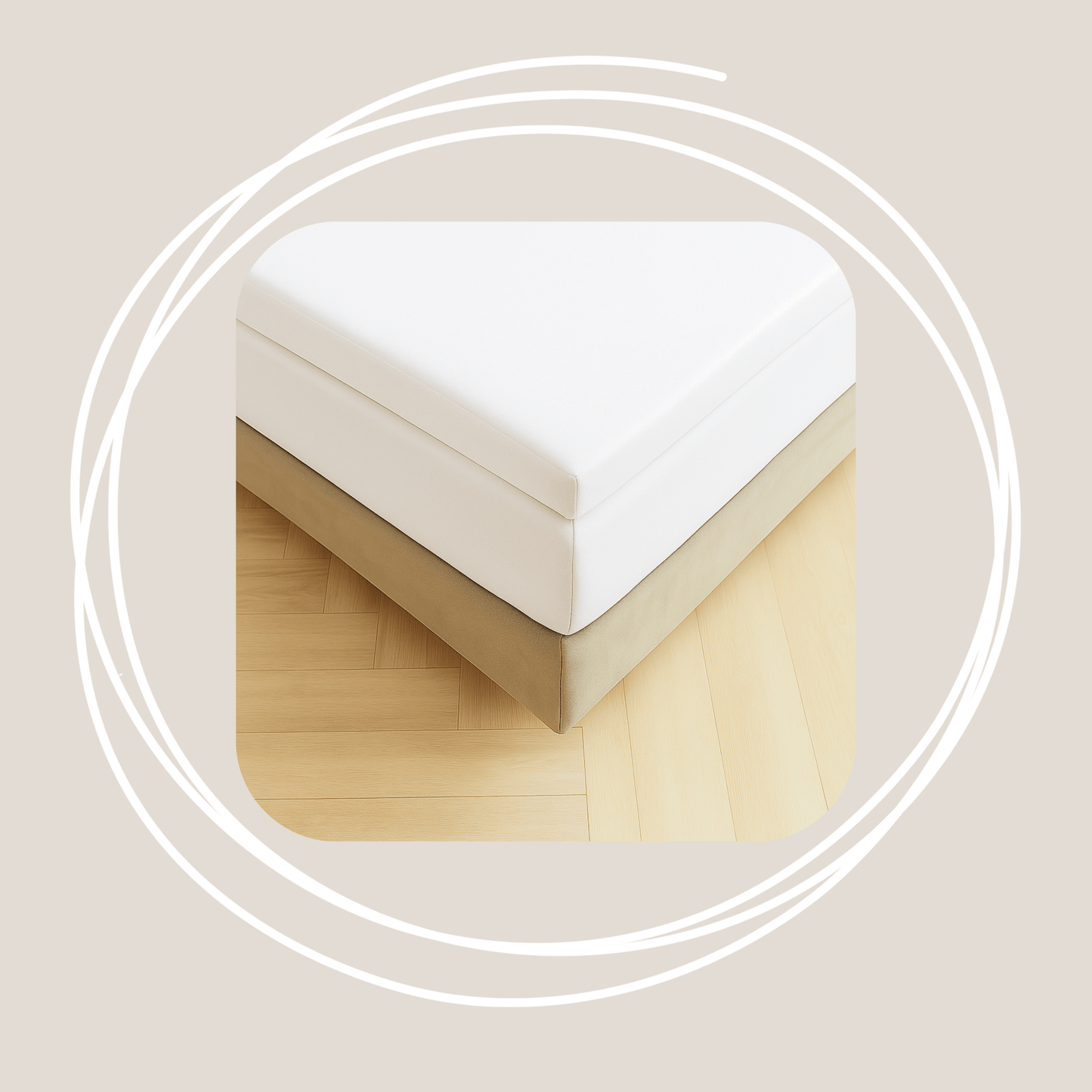 Noctis - Percale topper hoeslaken - Sloap - Natuurlijk Slapen