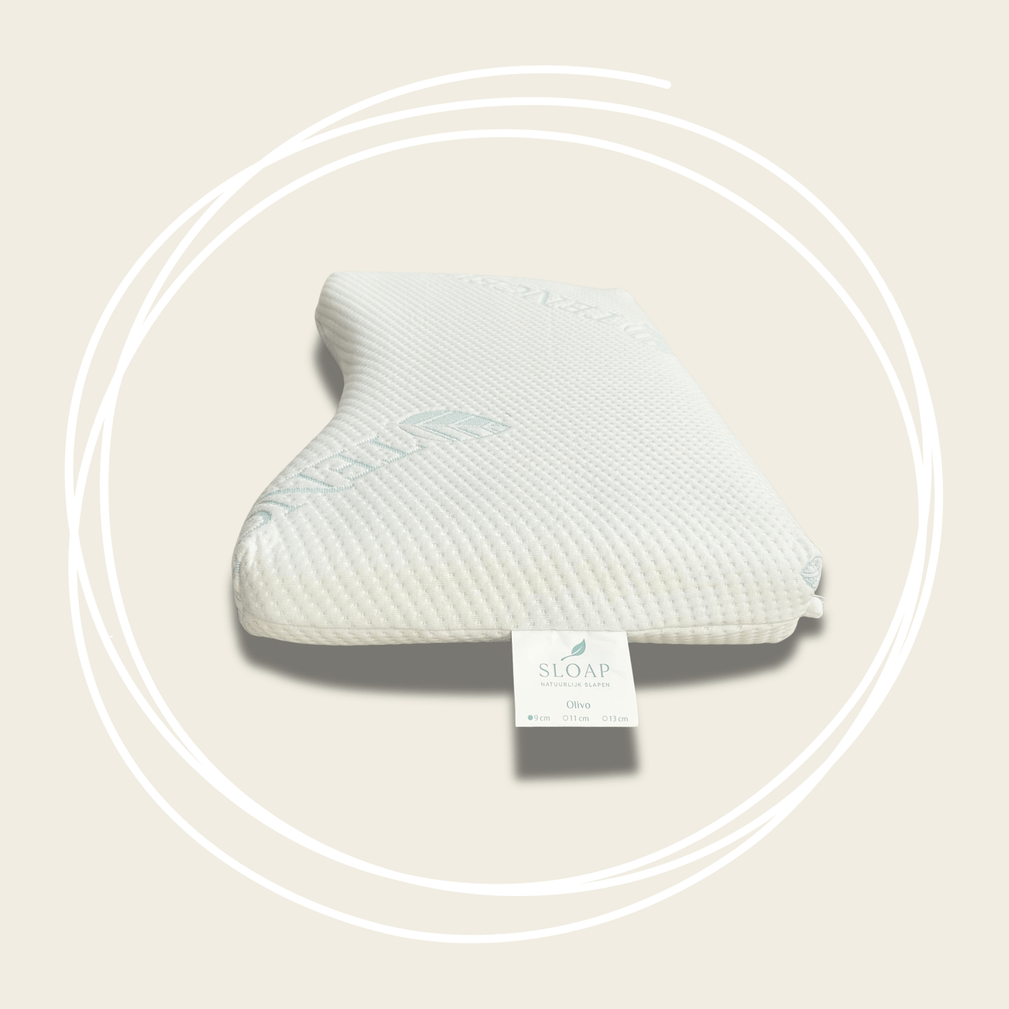 Olivo - ergonomisch natuurlatex kussen - Sloap - Natuurlijk Slapen