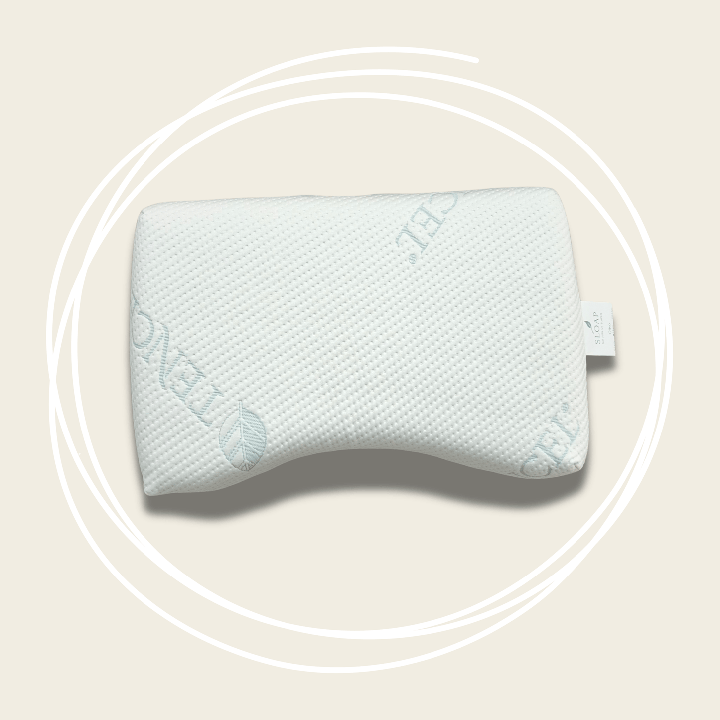 Olivo - ergonomisch natuurlatex kussen - Sloap - Natuurlijk Slapen