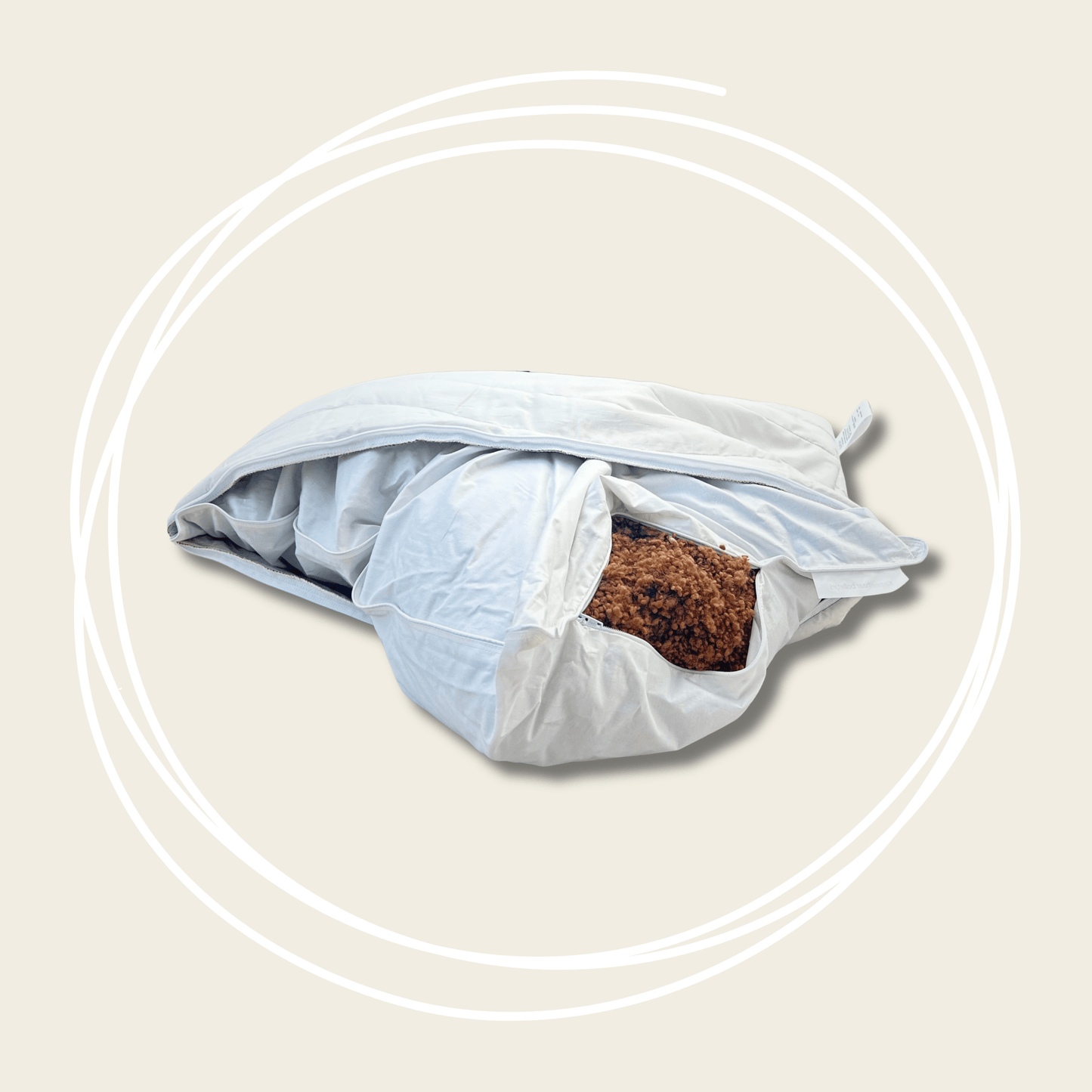 Zahra - Kameelhaarkussen - Sloap - Natuurlijk Slapen