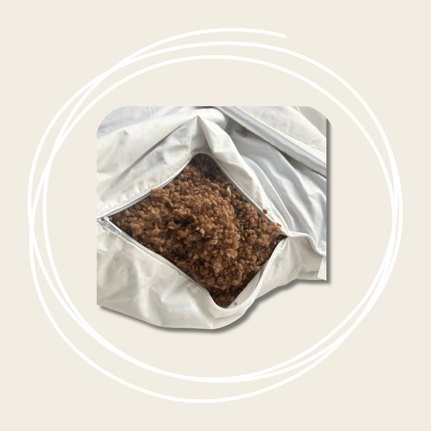 Zahra - Kameelhaarkussen - Sloap - Natuurlijk Slapen